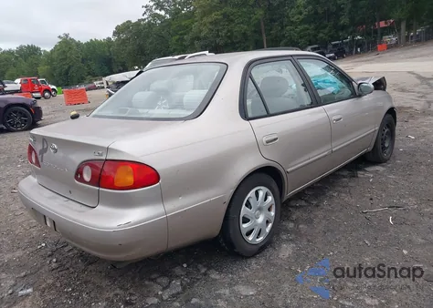 2001 Toyota Corolla Le from USA, damaged, VIN 1NXBR12E61Z493671